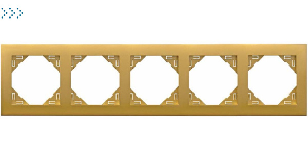 5-и местная рамка, золото (90950 TDU)